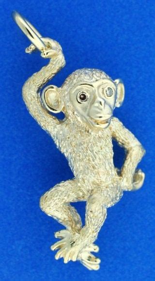 Steven douglas 14k chimp pendant  Steven Douglas’ Goal Was To Create Mini-Sculptures Or Figurative Jewelry To The Highest